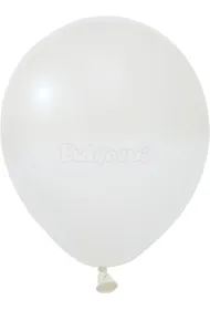 GoParty Balony lateksowe Metallic bia�e 25cm