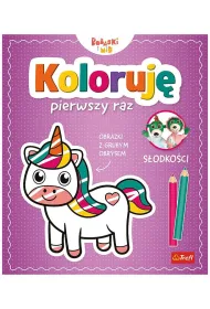 Koloruj� pierwszy raz. S�odko�ci / KAZSTUDIO SA Bobaski i Mi�