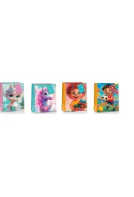 Pan Dragon Torebka ozdobna �rednia A5 dzieci�ca 18x23x10cm mix 2 wzor�w