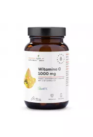 Aura Herbals Witamina C 1000 mg kwas l-askorbinowy Suplement diety 60 kaps.