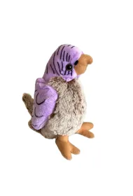 Papuga fioletowo-br�zowa 17cm Beppe
