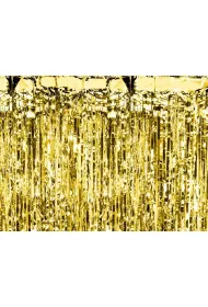 PartyDeco Kurtyna Party z�ota 90x250cm
