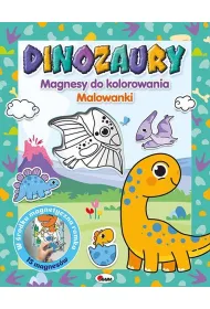 Magnesy do kolorowania Dinozaury