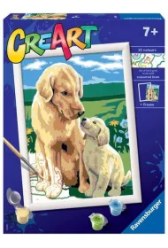 Malowanie po numerach CreArt - Pieski Ravensburger