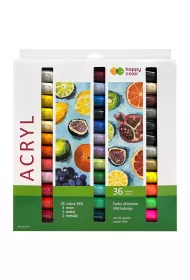 Happy Color Farby akrylowe zestaw 36x12ml