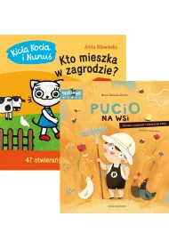 Pakiet: Kicia Kocia i Nunu�. Kto mieszka w zagrodzie?, Pucio na wsi. �wiczenia rozumienia i m�wienia dla dzieci