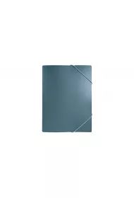 Teczka z gumk A4 PP grafit morandi