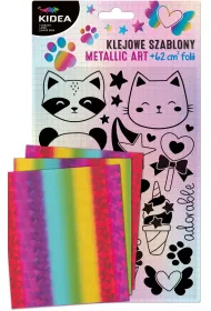 Derform Klejowe szablony Metallic Art Sweet