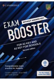 Exam Booster for A2 Key and A2 Key for Schools without Answer Key with Audio for the Revised 2020 Exams