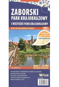 Mapa turyst. - Zaborski Park Krajobrazowy 1:25 000