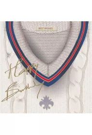 Museums & Galleries Karnet kwadrat z kopert Urodziny Cricket Jumper