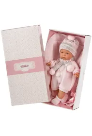 Lalka 38938 Joelle p�acz�ca z r�. kocykiem 38cm Llorens