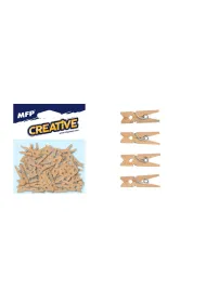 MFP Klamerka natural br�zowa 2,5 cm