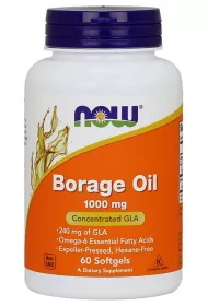 Now Foods Borage Oil Ogrecznik 1000 mg Suplement diety 60 kaps.