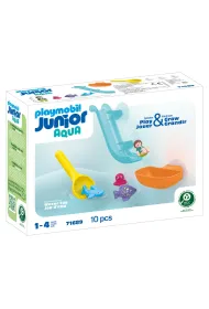 Playmobil Junior Aqua Wodna zje�d�alnia z morskimi zwierz�tkami 71689