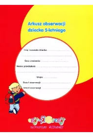 Arkusz obserwacji dziecka 5-letniego