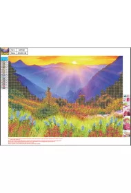 Centrum Mozaika diamentowa 5D - Mountains 89756 30x40cm