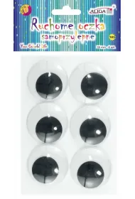 Aliga Ruchome oczka samoprzylepne 35mm 6 szt