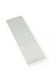 Polsirhurt Kryszta�ki samoprzylepne srebrne 6mm