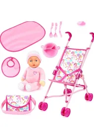 W�zek spacer�wka z lalk� i akcesoriami Buggy Bayer Design