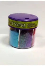 Brokat sypki 6 kolor�w du�y/6 w op/