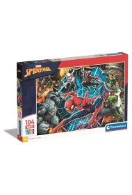 Puzzle 104 el. Maxi SuperColor. Spider man Clementoni