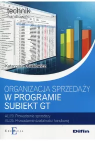 Organizacja sprzeda�y z wykorzystaniem  Subiekt GT