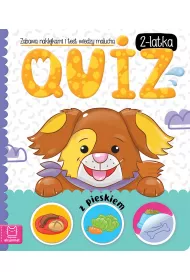 Zabawa naklejkami i test wiedzy malucha. Quiz 2-latka z pieskiem