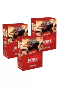 Delecta Ciasto brownie Zestaw 3 x 550 g