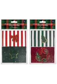 Interdruk Koperty podarunkowe z gumka 2 szt Christmas mix