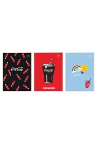 Interdruk Zeszyt A4Mat+UV Coca Cola linia, 70g 32 kartki