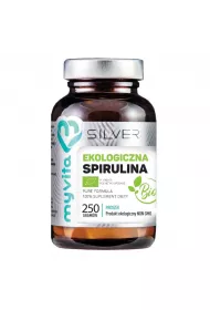 Myvita Silver Spirulina 100% Suplement diety 100 g Bio