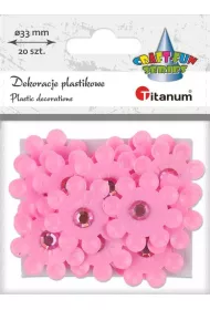 Titanum Dekoracje samoprzylepne 3D kwiaty 20 szt.