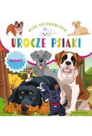 Blok kolorowanek. Urocze psiaki