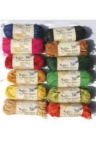 Folia Paper Rafia naturalna, czarna, 50g