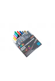 Uni Mitsubishi Pencil Markery PCF-350 zestaw Posca Uni 10 szt.