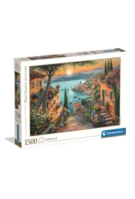 Puzzle 1500 el. HQ Steps To The Harbor Clementoni
