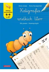 Kaligrafia wielkich liter dla prawo i lewor�cznych