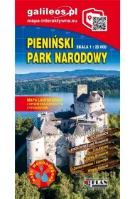 Mapa turystyczna - Pieni�ski PN 1:25 000 laminat
