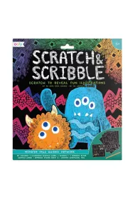Zdrapywanki Scratch & Scribble Potworki Ooly