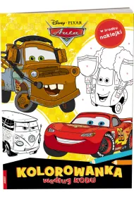 DISNEY/PIXAR Auta. Kolorowanka wed�ug kodu