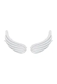 PartyDeco Balony foliowe do girland Skrzyd�a bia�e 104x60cm