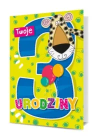 Pan Dragon Karnet B6 Twoje 3 Urodziny