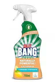 Cillit Bang Naturally Powerful spray czyszczcy do azienki z kwaskiem cytrynowym Ecolabel 750 ml