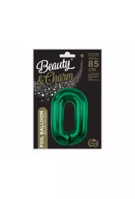 Godan Balon foliowy B&C cyfra 0 ziele� butelkowa 85cm