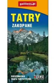 Mapa kieszonkowa Tatry, Zakopane laminowana