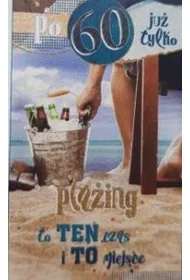 AbCard Kartka okoliczno�ciowa Urodziny 60 DH08