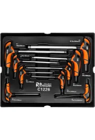 Zestaw kluczy trzpieniowych imbusowych z kulk� 1,5-10mm Corona C1226
