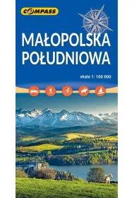 Ma�opolska Po�udniowa mapa skala 1 : 100 000