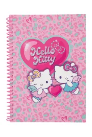 Patio Ko�obrulion B5 100k.w kratk� plastikowa spirala Hello Kitty pink wz�r 1
